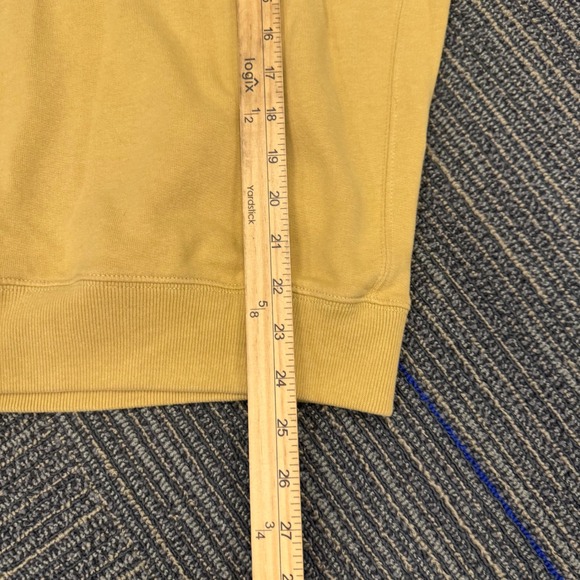 Abercrombie & Fitch Womens Oversized Soft A&F Fleece Sweatshirt Large Yellow - Picture 6 of 9